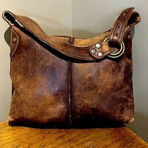Lucky Brand Vintage Inspired 100% Leather Bag.
